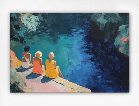 Tableau : L'amitié En Couleurs