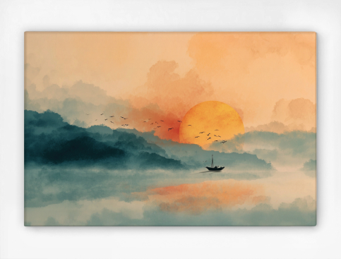 Tableau : La Barque Du Soleil