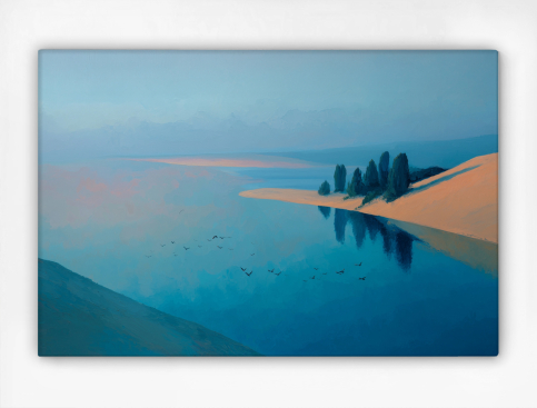 Tableau : La Dune Et Son...