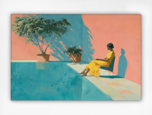 Tableau : La Femme En Jaune...