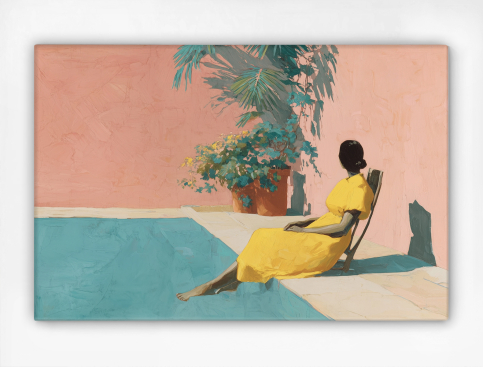 Tableau : La Femme En Jaune...