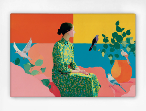 Tableau : La Femme Et Les...