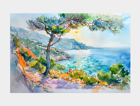 Tableau : Les Rives Du Soleil