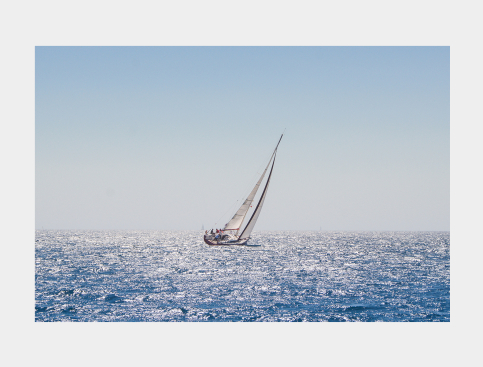 Tableau : Mer Et Bateau