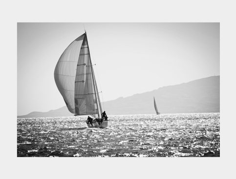Tableau : Mer Et Bateau 2