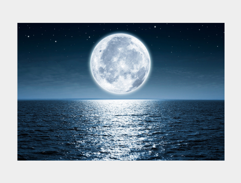 Tableau : Mer Et Lune