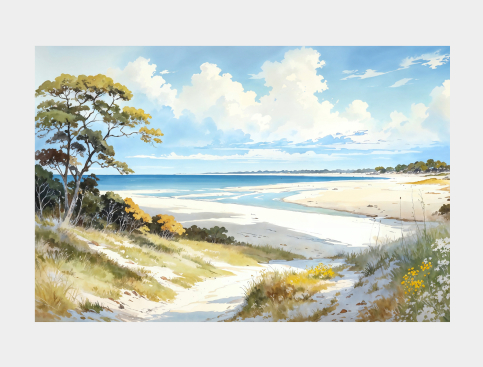 Tableau : Plage Et...