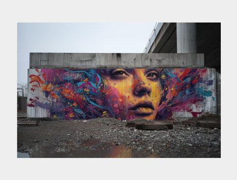 Tableau : Visage Du Vent