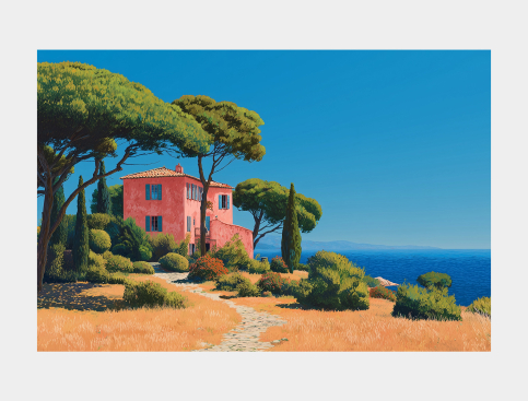 Tableau : Refuge En Bord De...