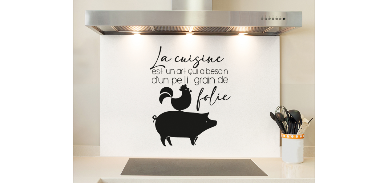 Fond de hotte : La cuisine est un art 3