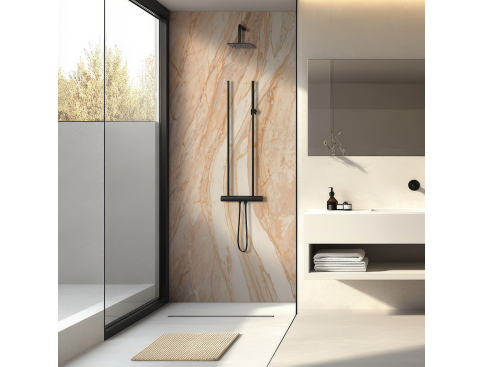 Panneau de douche : Marbre...