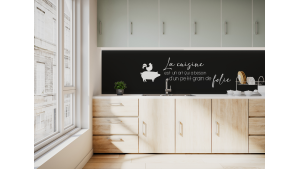 Crédence : La cuisine est un art 4
