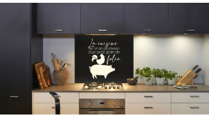 Crédence : La cuisine est un art 4