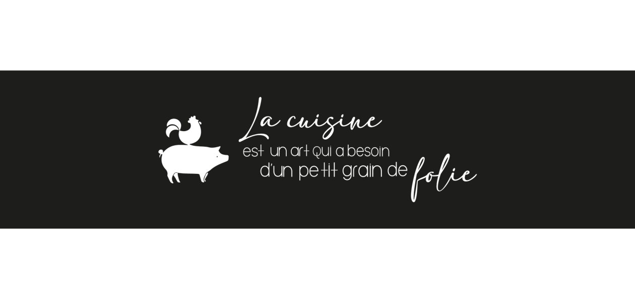Crédence : La cuisine est un art 4