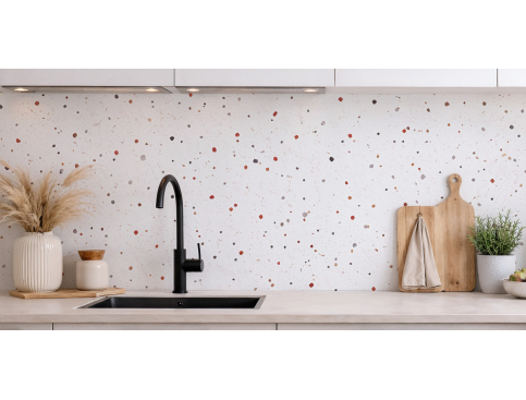 Crédence :   Terrazzo...