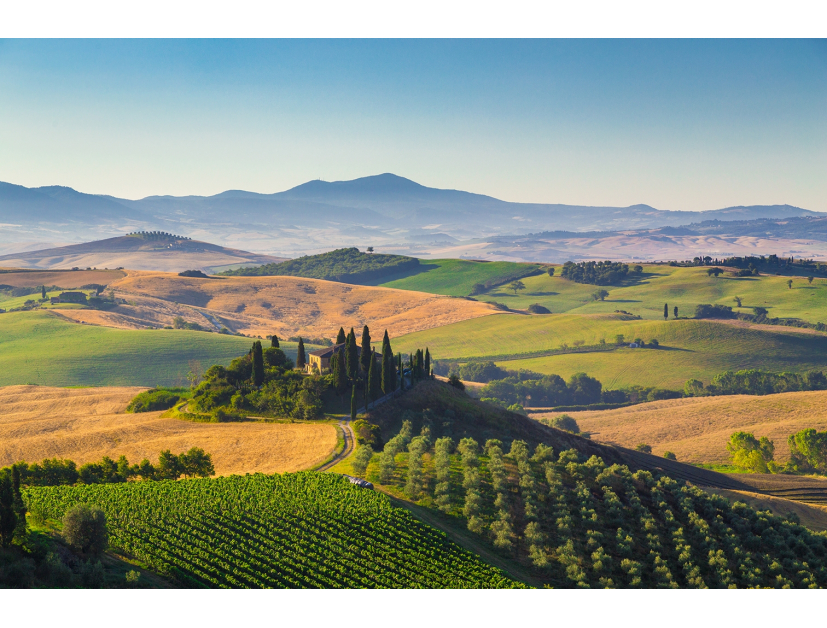 Toscane et paysage