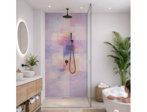 Panneau de douche : Aube...