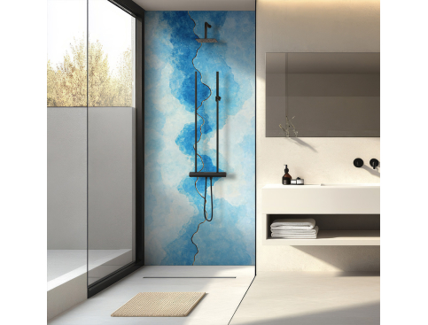 Panneau de douche : Veine...