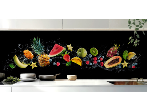 Crédence : Bain de fruits 3