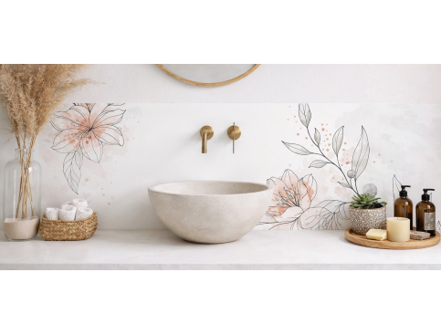 Crédence salle de bain :...
