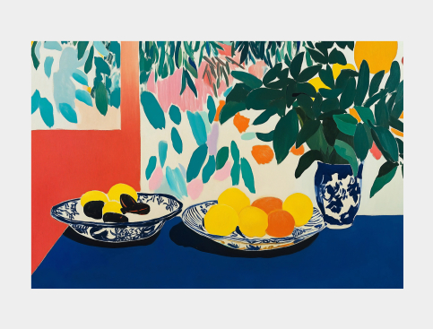 Tableau: Fruits Sur Table...
