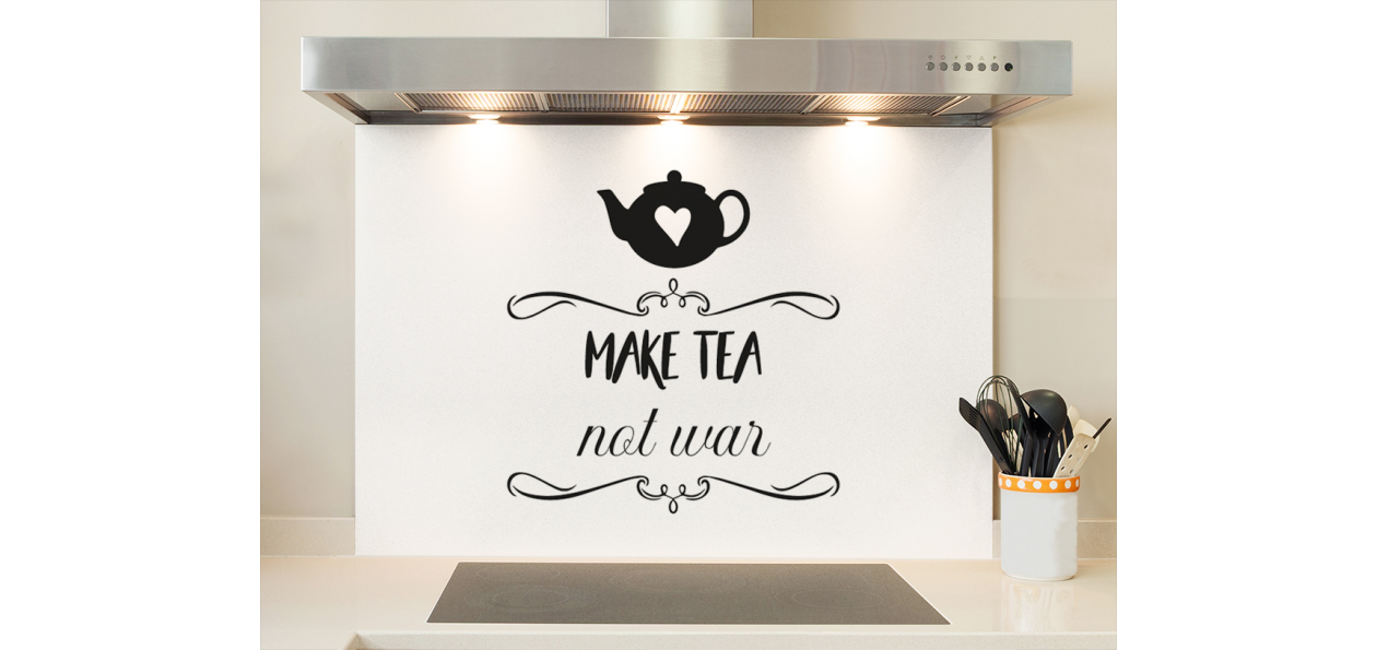 Fond de hotte : Make tea not war 1