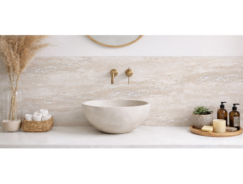 Crédence salle de bain :...