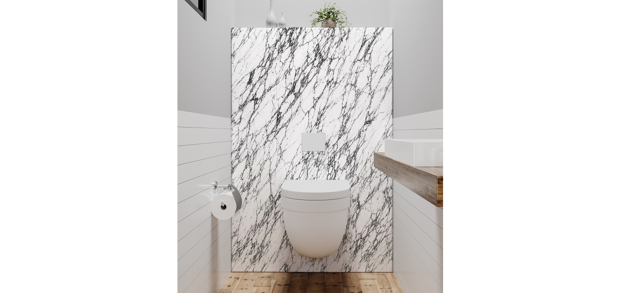 Panneau de WC : Marbre di...