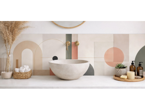 Crédence salle de bain :...
