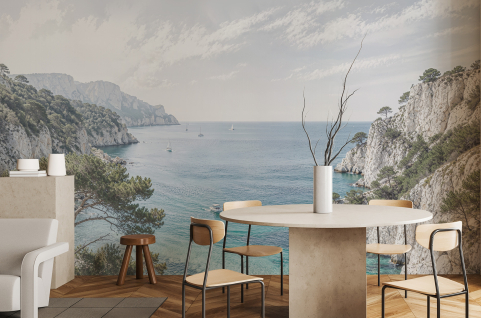 Papier peint : Calanques de...