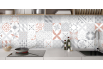 Carreaux de ciment rouge