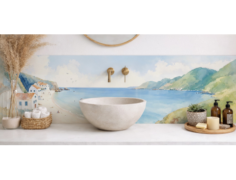 Crédence salle de bain :...