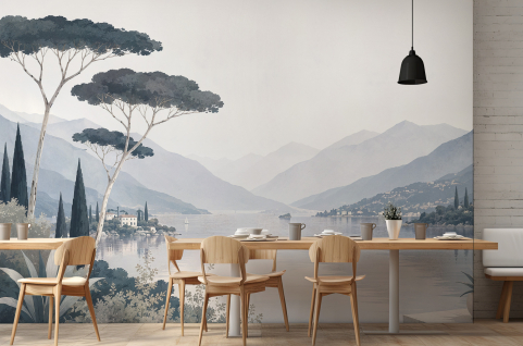 Papier peint : Lago di...
