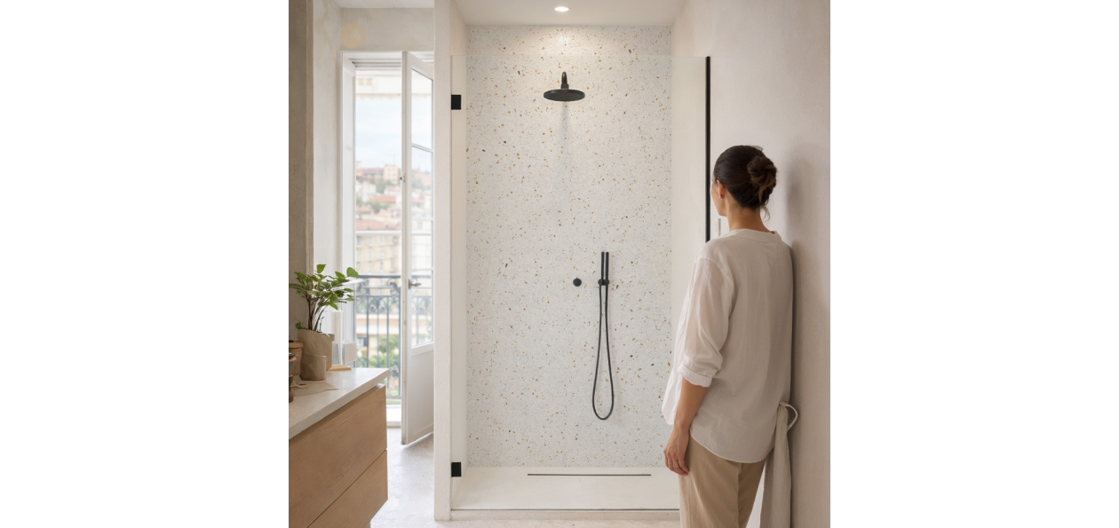 Panneau de douche : Terazzo...