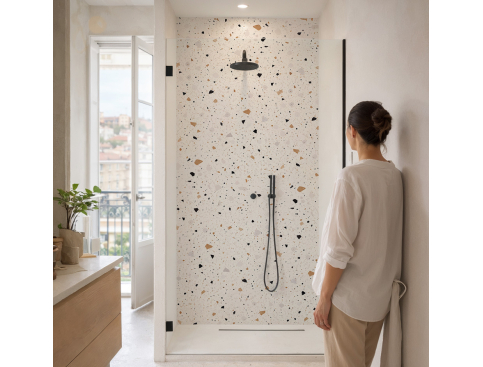 Panneau de douche :...