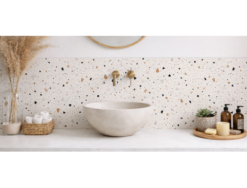 Crédence salle de bain :...