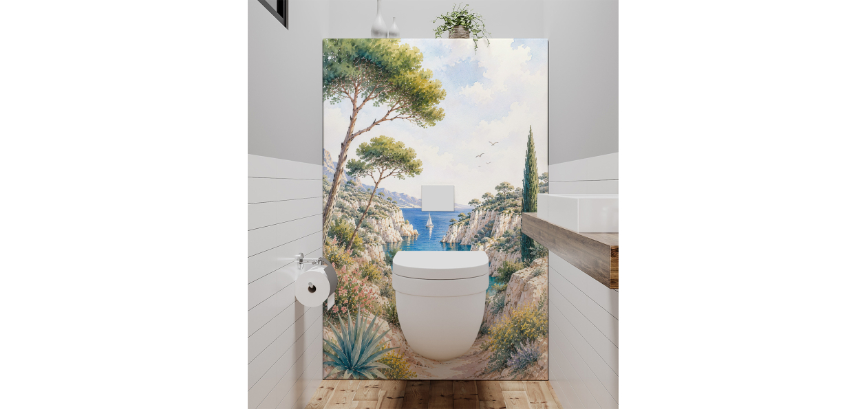 Panneau de WC : Esquisse...