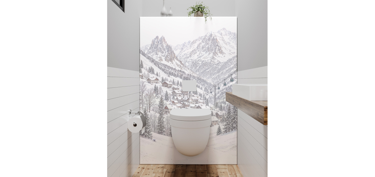 Panneau de WC : Bellecombe...