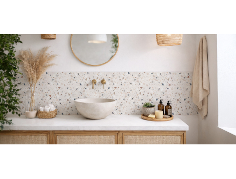 Crédence salle de bain :...