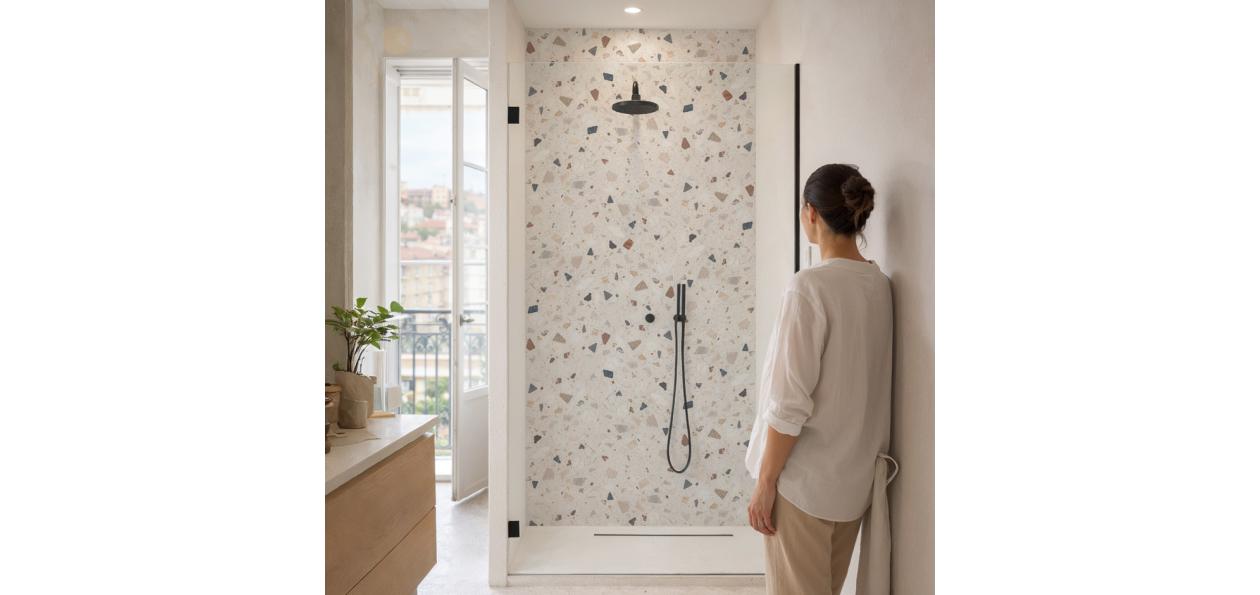 Panneau de douche :...