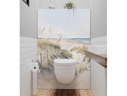 Panneau de WC : Les dunes...