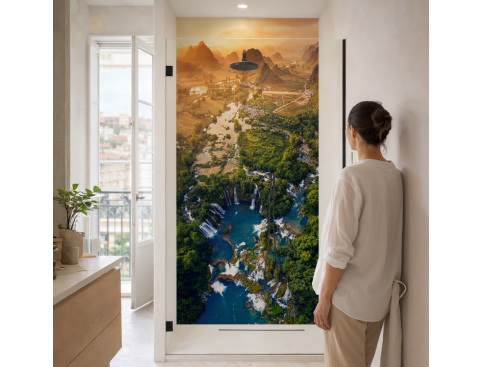Panneau de douche :...