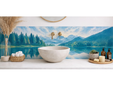 Crédence salle de bain :...