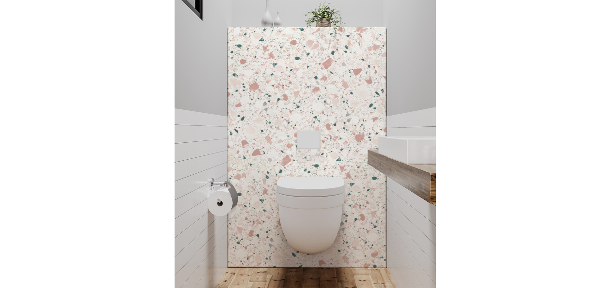 Panneau de WC : Terrazzo di...