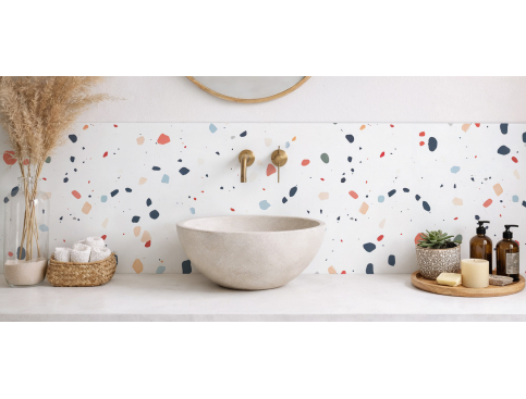 Crédence salle de bain :...