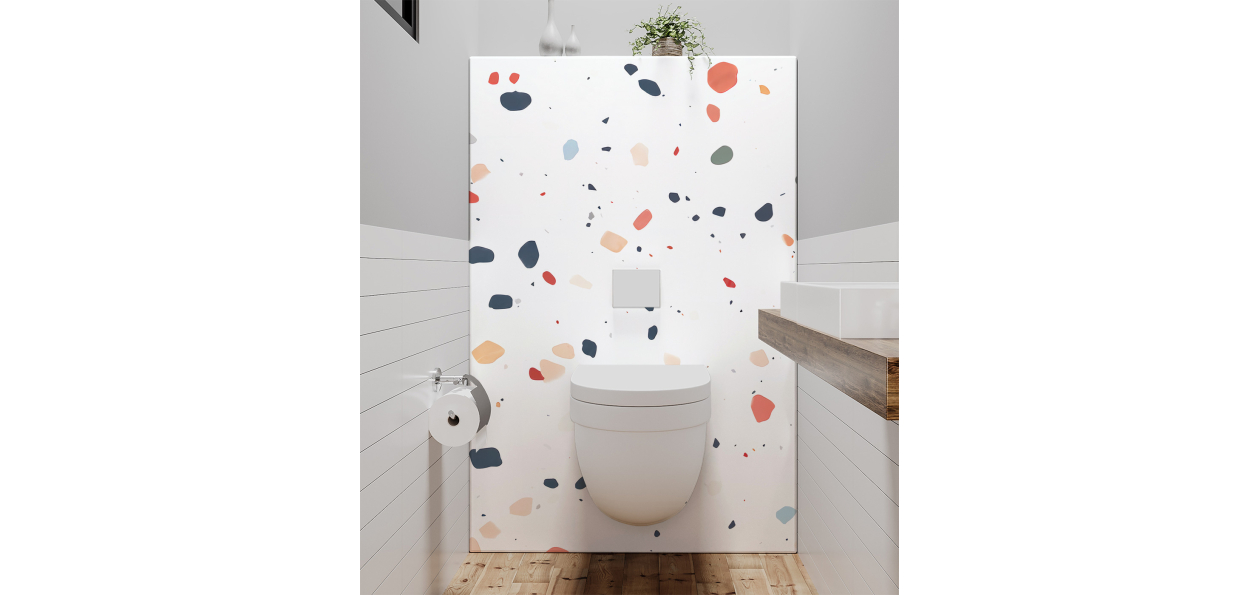 Panneau de WC : Confetti...