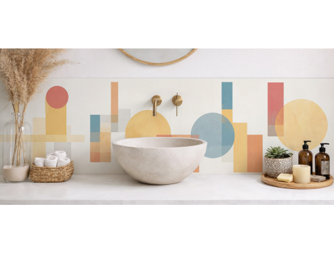 Crédence salle de bain :...