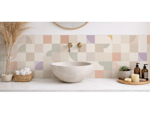 Crédence salle de bain :...