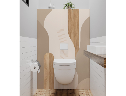 Panneau de WC : L'Équilibre...
