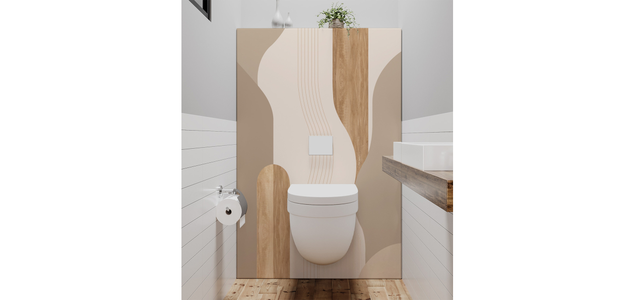 Panneau de WC : L'Équilibre...